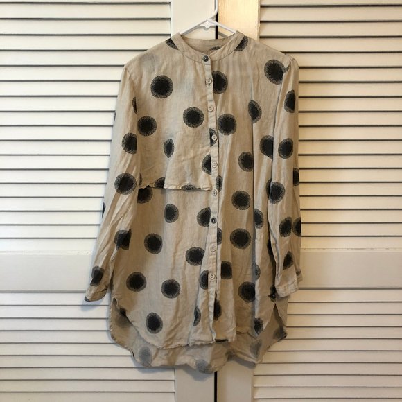 Gudrun Sjoden Tops - Gudrun Sjoden linen tunic, L, excellent condition